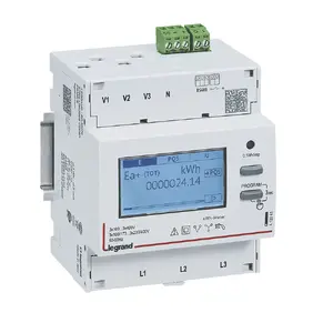 Legrand 412043 3-Phase Energy Meter with CT Measurement and RS485 Interface