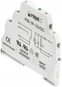 Интерфейсное реле Relpol PI6-1P-24VAC/DC 1P 6A 24В AC/DC