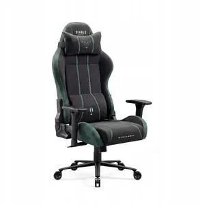 Diablo Chairs X-One 2.0 Forest Green auduma spēļu krēsls