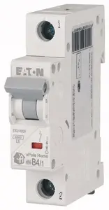 Автоматический выключатель EATON xPole Home HN-B4/1, 1P, характеристика B, 4A, 6кА