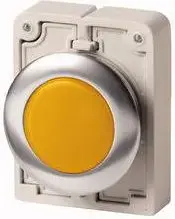Головка сигнальной лампы Eaton M30C-FL-Y, 30 мм, плоская, желтая