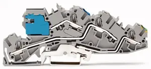 Wago 2005-7641 Multi-Level Terminal Block, 400V, Blue and Grey