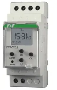 F&F PCZ-523 skolas impulsa vadības pulkstenis 16A