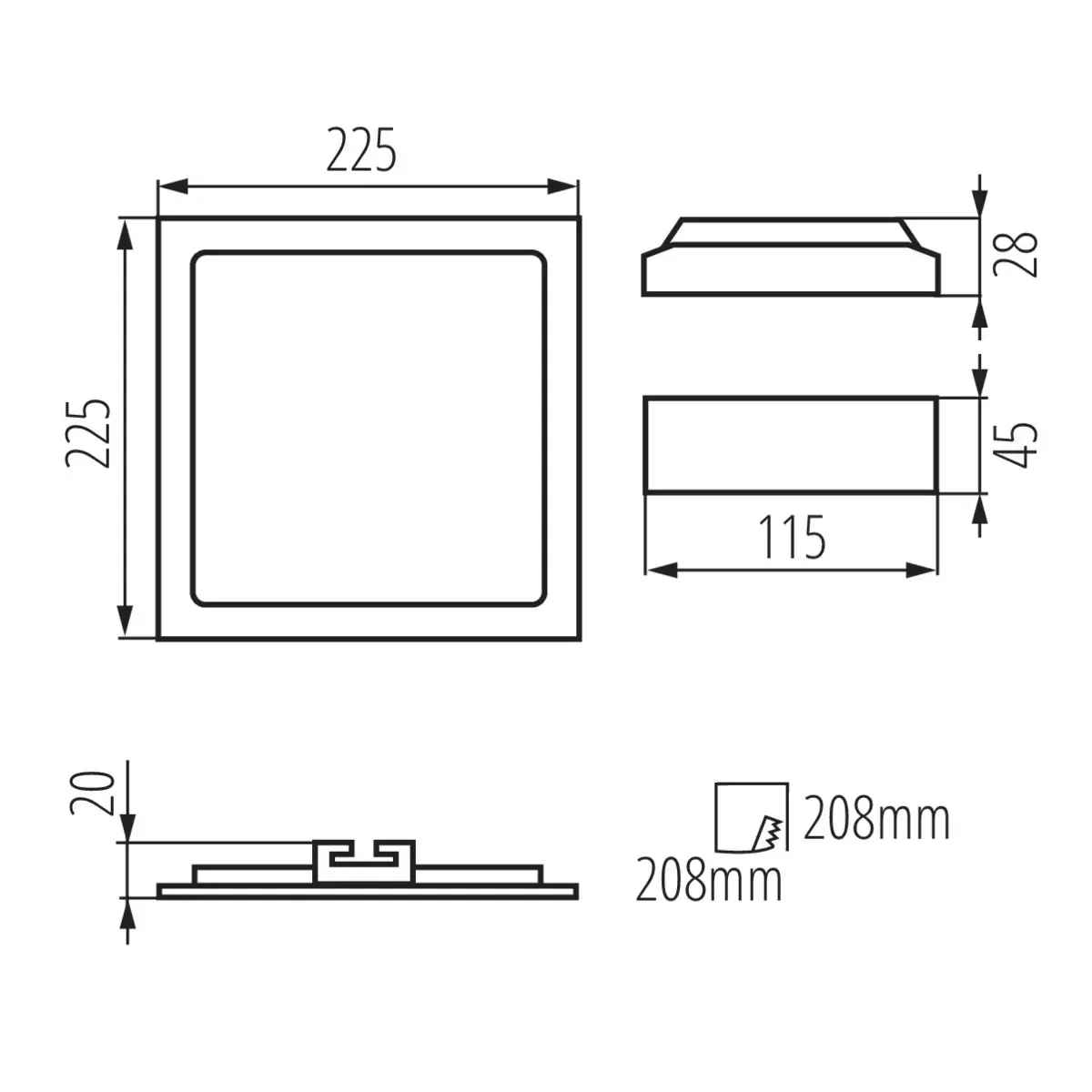 Kanlux KATRO V2LED 18W LED griestu gaismeklis Photo 8