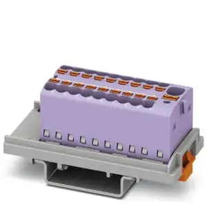 Phoenix Contact 1047462 PTFIX Distribution Block 4/18X1.5-NS35 Violet