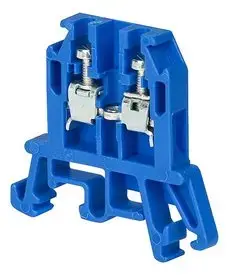 Pokój ZUG-G2.5 Threaded Rail Terminal Block, Blue