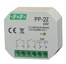 F&F PP-2Z 24V Electromagnetic Relay 2Z 16A