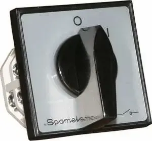 Spamel ŁK15-1.825P03 Cam Switch 15A 1-Pole 0-1 Grey-Black