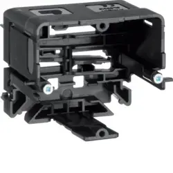 Tehalit GLS5510 Mounting Kit for Flush-mounted Box, Polyamide, Black