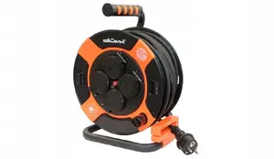 Катушка-удлинитель Düwi 24631, 4 розетки, H05RR-F 3G1.5, 25 м, IP44