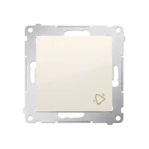 Kontakt-Simon DD1.01/41 Pushbutton Switch, 10A 250V, White