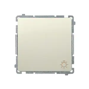 Kontakt-Simon BMS1.01/12 Pushbutton Switch, 10A 250V, IP20/IP44