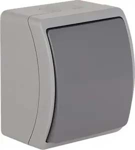 ELEKTROPLAST Koala Universal/Staircase Switch IP44 Grey/Graphite VW 157-08