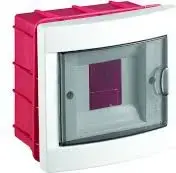 VIKO 90912004 Flush-Mounted Modular Distribution Board, 1 Row, 4 Modules, IP40