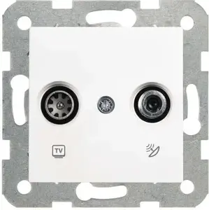 VIKO Karre TV-SAT End Socket White