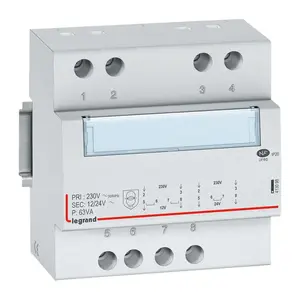 Трансформатор безопасности Legrand 413098 230В 12/24В 63ВА