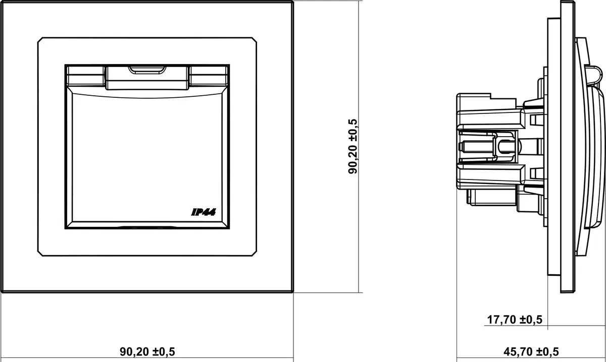 Karlik 27DGK-1 RJ45 datora kontaktligzda Photo 2