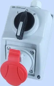 Elektromet Installation Kit with L-O-P Switch 1x32A 4P 400V IP54