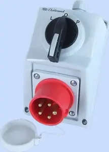 Монтажный комплект Elektromet LUK 16-41 с вилкой 16A 5P, IP54, переключатель L-0-P
