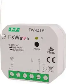 FF FW-D1P Universal Dimmer 230V for Flush-Mounted Box