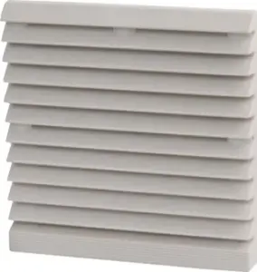 Salzer Plastic Filter Grille for Fans 92x92mm Grey RAL7035