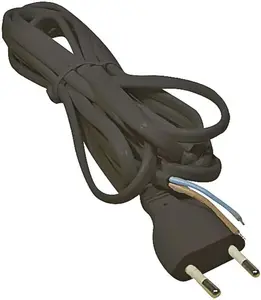 EMOS H03VVH2-F Power Connection Cable, 2 x 0.75mm, 5m, Black