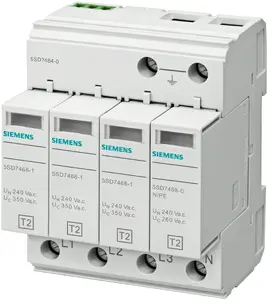 УЗИП Siemens 5SD7464-0 Тип 2 4P 40кА 350В 3+1