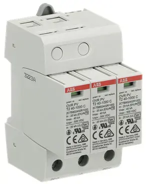 ABB OVR PV T2 40-1000 P pārsprieguma aizsardzības ierīce Photo 3
