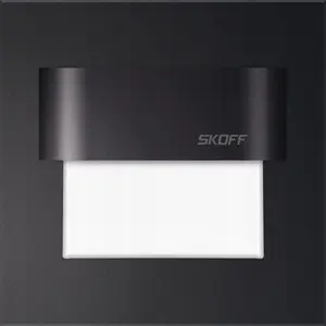SKOFF TANGO LED Recessed Wall Light 0.8W 230V 4000K IP20 Matte Black
