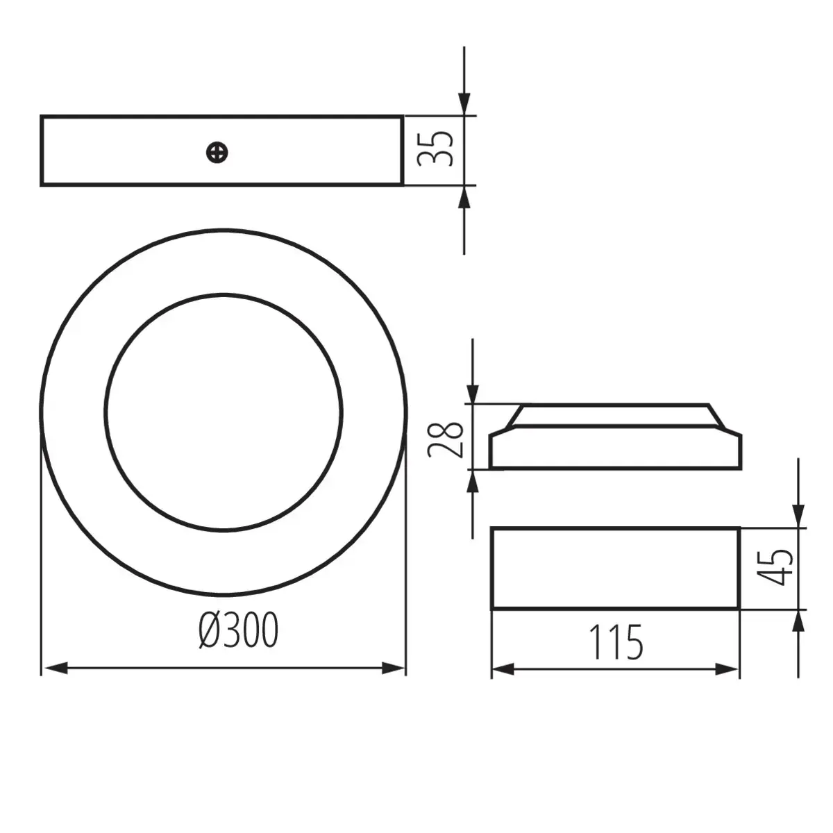 Kanlux CARSA V2LED 24W griestu gaismeklis Photo 6