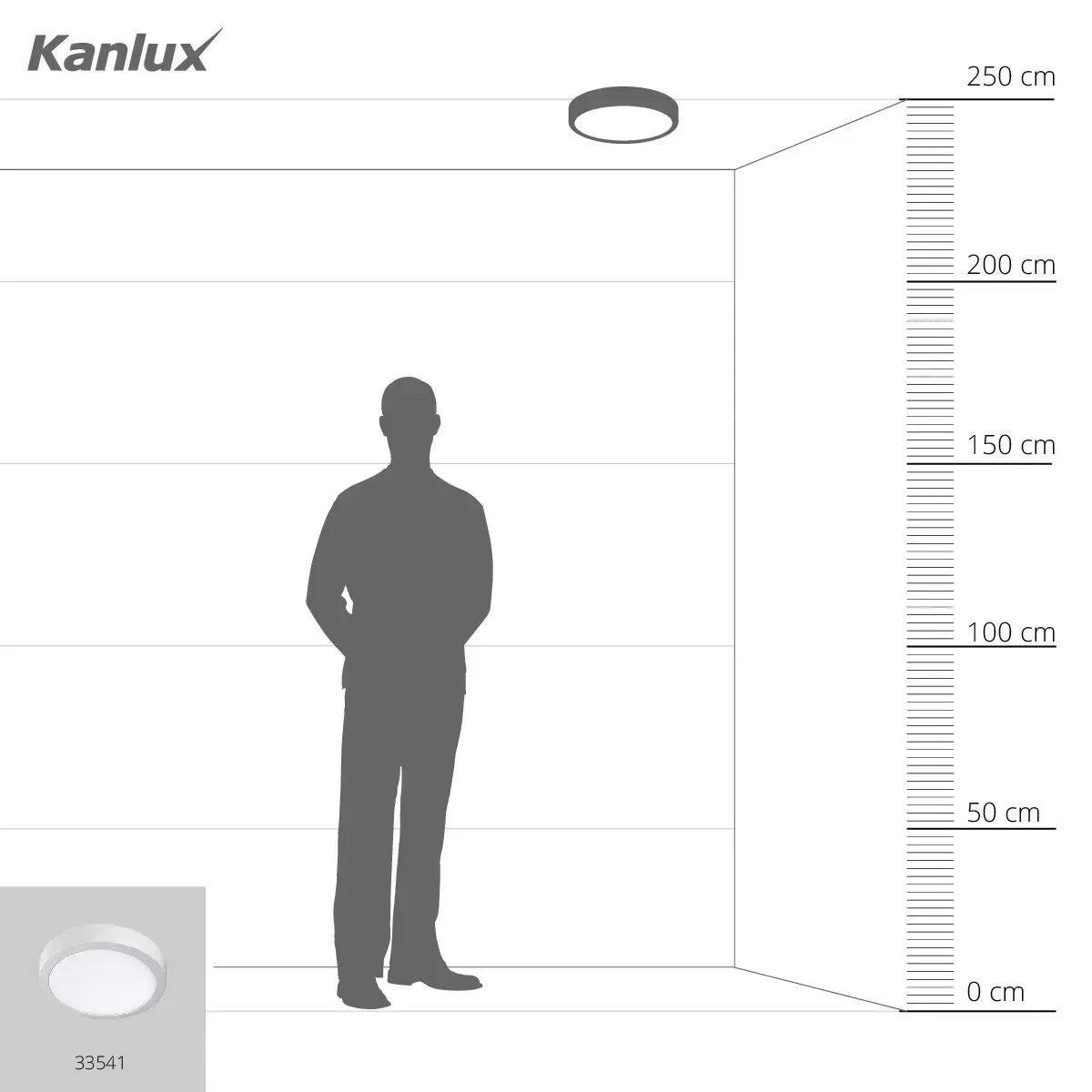Kanlux CARSA V2LED 24W griestu gaismeklis Photo 7