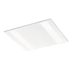 PXF Lighting SUN LED Recessed Luminaire 2x18W 4000K 600x600 White