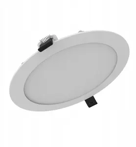 SpectrumLED Downlight Slim ALU D175 LED Luminaire, Adjustable Power 16W/12W/8W, Selectable Color Temperature 3000K/4000K, IP44, White