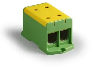 Ensto KE69.3 4-way Branch Terminal Block 35-240mm2 Yellow-Green