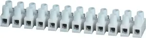 Simet LPA12-2.5 12-polu skrūvju spaiļu bloks 2.5mm2 ar paplāksni balts