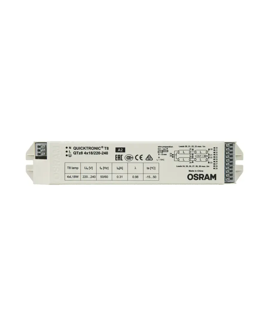 Osram QTz8 4X18 elektroniskais balasts Photo 2