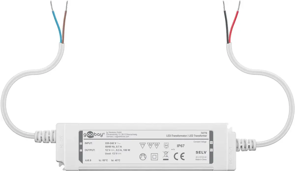 Goobay 74770 elektroniskais transformators 100W Photo 2