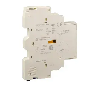 Schneider Electric GVAN20 Auxiliary Contact Block, 2NO, Side Mounted