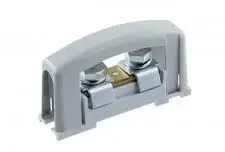 PAWBOL E.4120SP spailu bloks 2x35mm2 pelēks ar vāku TH35 sliedei