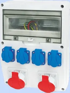 Elektromet RSE-05 Stationary Distribution Board, 14 Modules, 2x16A 3P+N+E, 4x16A 2P+E, IP54