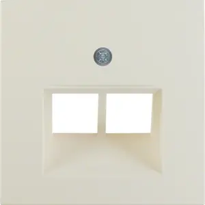 Hager 5314098982 Cream Telecommunication Socket Cover