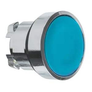 Кнопочный выключатель Schneider Electric ZB4BA6, синий, металлический корпус