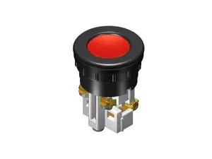 Promet W0-N1-1KP C Control Pushbutton 38mm Red Momentary