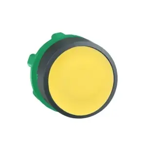 Кнопка управления Schneider Electric ZB5AA5, плоская, желтая, Ø22 мм, IP66