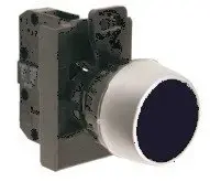 Spamel ST22-KCZ-10 Control Pushbutton, 1NO, Momentary, 22mm, Black