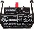 Emas T0-B2 1NC Contact Block for B Series Push Buttons