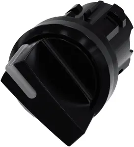 Переключатель Siemens 3SU1002-2BF10-0AA0, 2 положения, O-I, черный