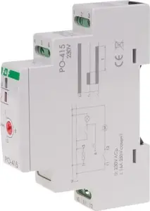 FF PO-415 1-60S Time Delay Relay, 24V AC/DC