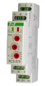 FF PCS-519 DUO Multifunction Time Relay 24/230V 2x8A