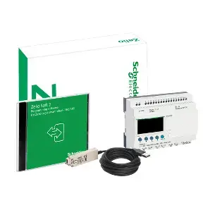 Schneider Electric Zelio Logic SR3PACK2BD Programmable Controller 24V DC with LCD and RTC